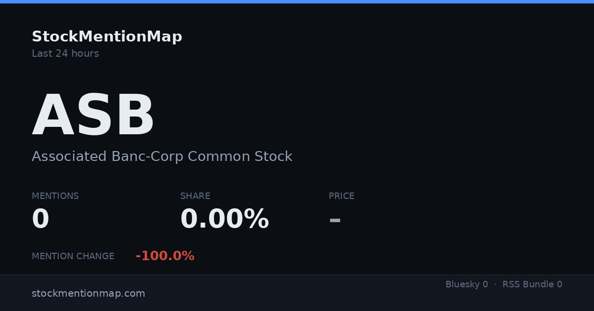 ASB — Associated Banc-Corp Common Stock