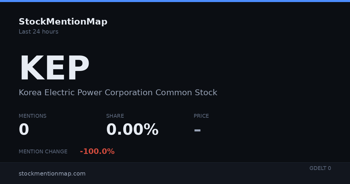 KEP — Korea Electric Power Corporation Common Stock