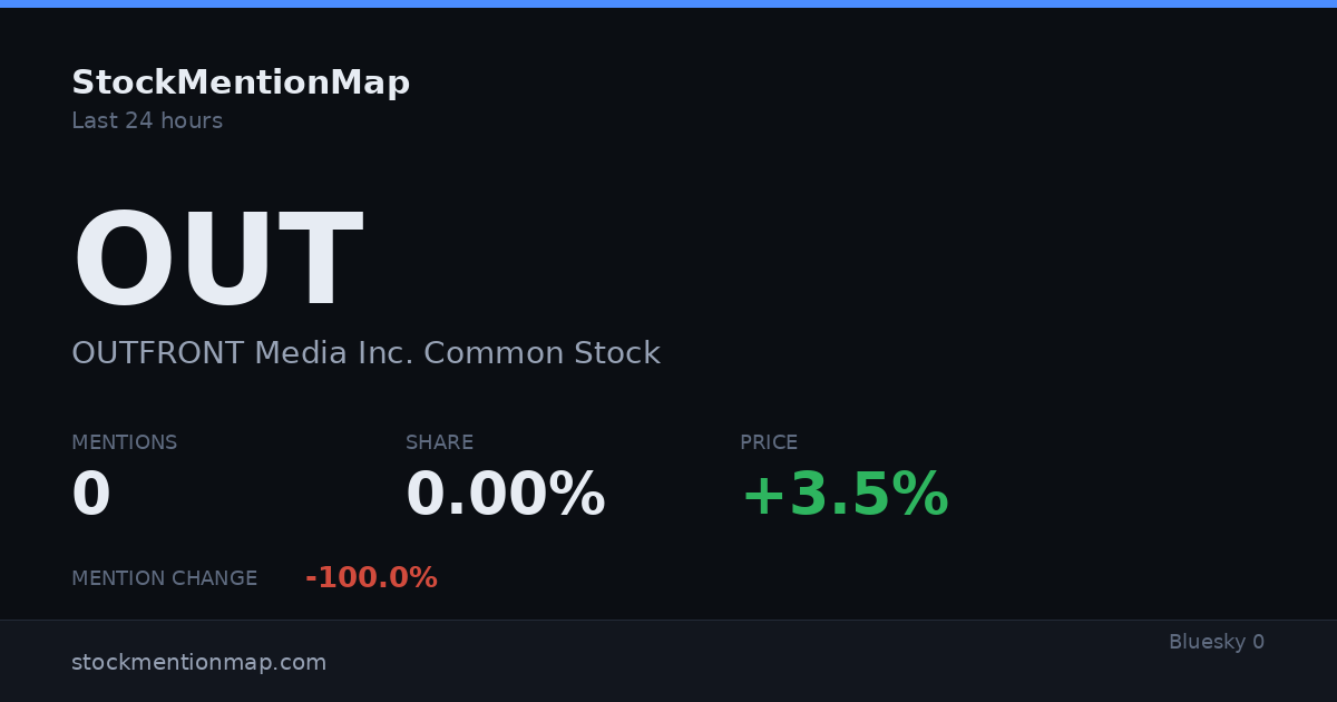 OUT — OUTFRONT Media Inc. Common Stock