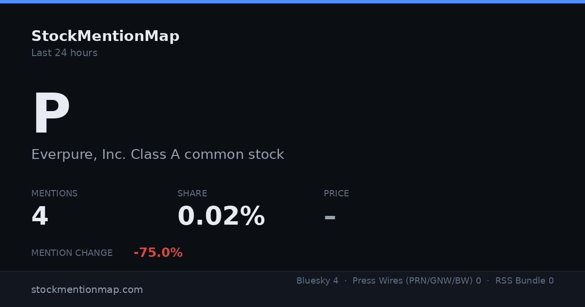 P — Everpure, Inc. Class A common stock