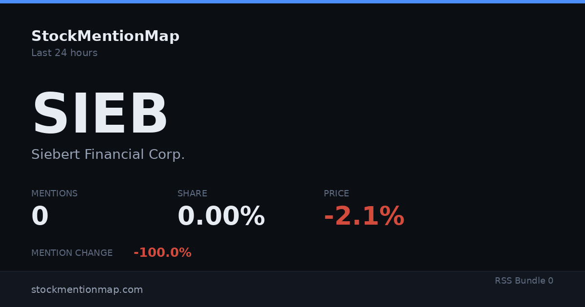 SIEB — Siebert Financial Corp.