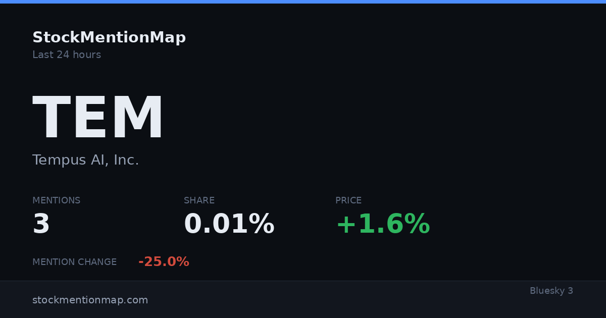 TEM — Tempus AI, Inc.