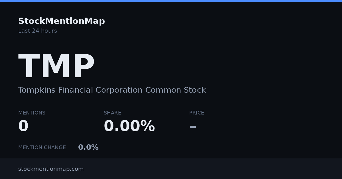 TMP — Tompkins Financial Corporation Common Stock