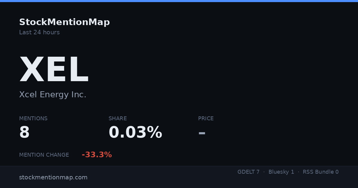 XEL — Xcel Energy Inc.
